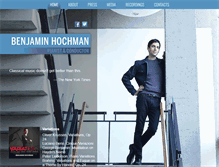 Tablet Screenshot of benjaminhochman.com
